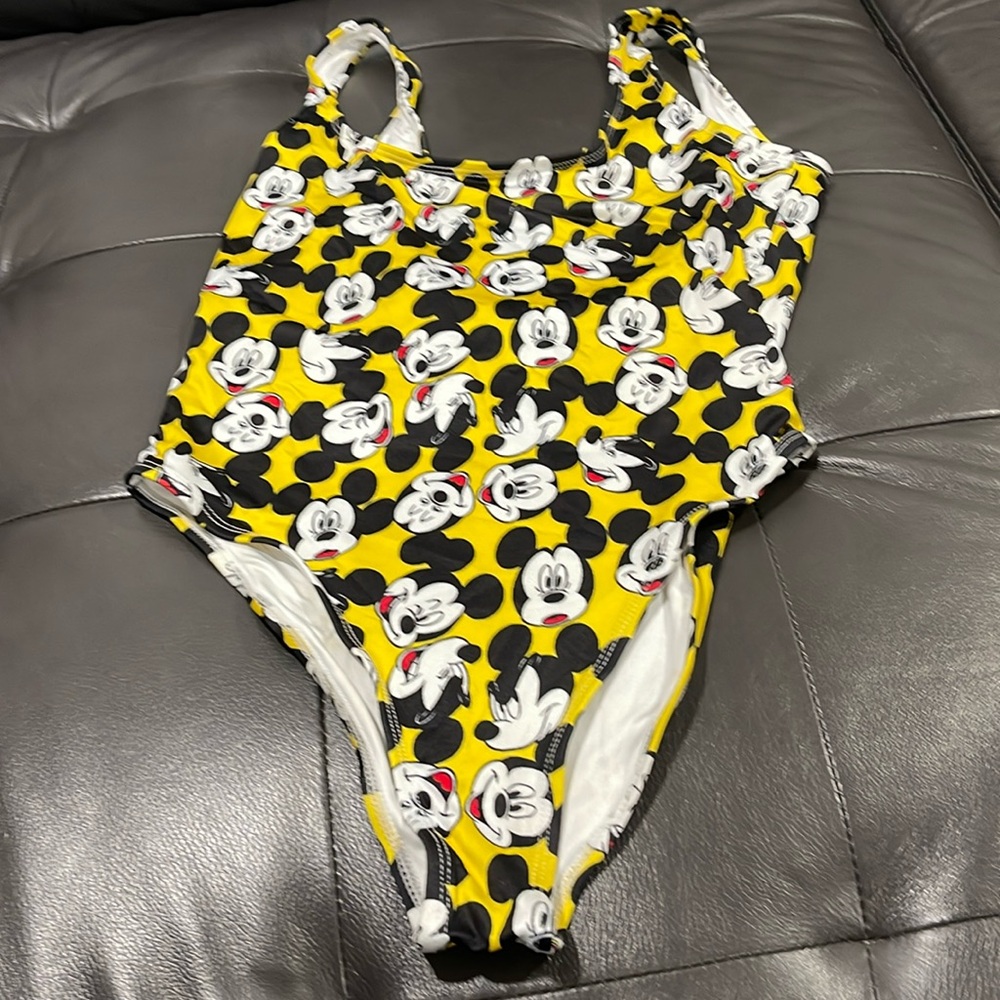 Disney Mickey Mouse one piece swimsuit sz M